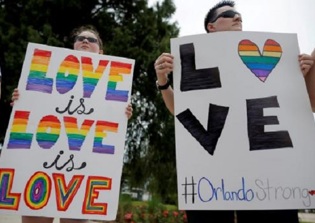'Angels' guard Orlando shooting victim's funeral from extremist Westboro Baptist Church protesters