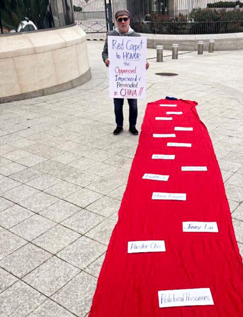 Pastor Faces ‘Unlawful Entry’ Charge After Prayer Protest Outside Chinese Embassy in D.C.