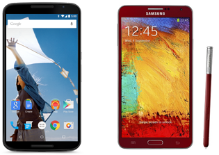 Google Nexus 6 vs Galaxy Note 3 Specs, Price Review: Features Comparison - Smaller Samsung Device Able To Compete