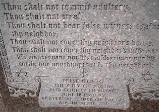 Texas School District paints over Ten Commandments following legal threats from atheist group