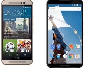 HTC One M9 vs Nexus 6 Specs Comparison: Features, Price Review - Nexus 6 Bigger But Trails M9 in Design
