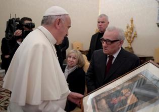 Martin Scorsese meets with Pope Francis after the screening of 'Silence' in Rome
