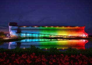 Ken Ham lights Ark Encounter with rainbow colors to reclaim symbol from LGBT community
