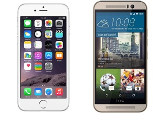 iPhone 6 vs  HTC One M9 Specs, Price Comparison: Features Review - HTC Phone Has Better Specs