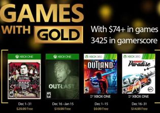 Xbox Games with Gold December 2016 free games list: four new titles to enjoy; check out the list