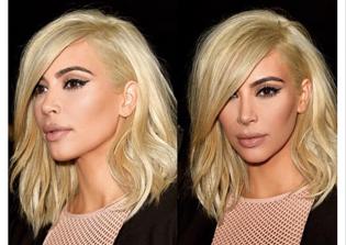 Kim Kardashian New Hair Cut 2015: Attends Paris Fashion Week with Dramatic Hair Color Changes