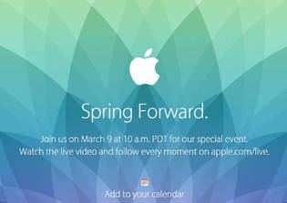 Apple iWatch Release Date, Specs and Features News: Apple Releases Invitations for March 9 'Spring Forward' Event