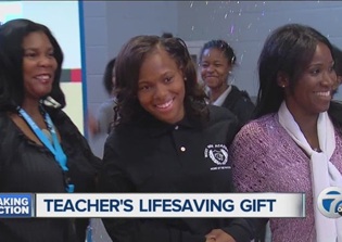 A 'No-Brainer': Teacher Refuses Hero Tag after Donating Kidney to Her Student in Detroit