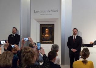 Da Vinci's painting of Jesus Christ to be sold at auction with $100M estimate