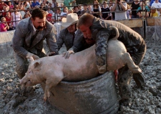 Wisconsin Church Scraps 44-Year-Old Pig Wresting Event After Accusations of Animal Crime