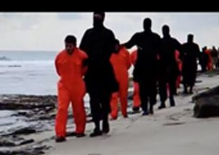 ISIS Video of 21 Egyptian Christians Being Beheaded in Libya Manipulated to Show 7-Foot Tall Jihadists, 'Blood Sea'