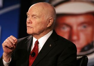 John Glenn, American astronaut, on his trips to space: 'To look at creation and not believe in God is impossible'