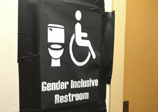 Video journalist asks Californians to sign fake petition to install urinals in women's bathrooms for transgender people