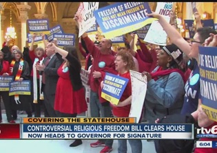 Indiana Religious Freedom Law News: Governor Signs Measure, Critics Claim Law Discriminates Against Same-Sex Couples