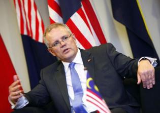 Australia's treasurer Scott Morrison criticized for participating in Christian conference
