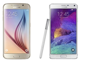 Galaxy S6 vs Galaxy Note 4 Specs, Price Review: Features Comparison - Premium Metal and Glass Phone Takes On Bigger Sibling