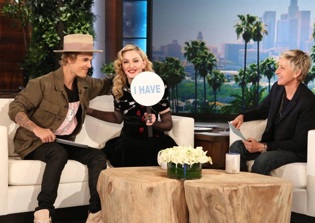 Madonna, Justin Bieber Talk Sex Lives on 'The Ellen DeGeneres Show'