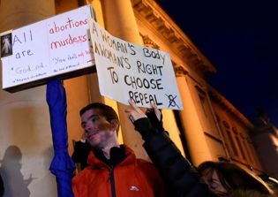 Thousands rally in Ireland to oppose repeal of abortion laws