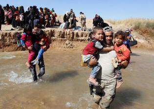 ISIS fighters surrender en masse to Kurdish forces following defeat in last stronghold in Iraq