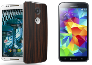 Samsung Galaxy S5 vs Moto X Review: Specs, Price and Features Comparison - Samsung Phone Narrowly Beats Motorola Rival