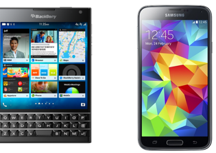 Samsung Galaxy S5 vs BlackBerry Passport Review: Specs, Price Comparison - Miles Apart In Design