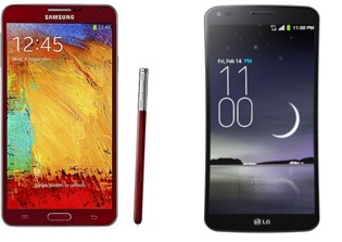 Galaxy Note 3 vs. LG G Flex Specs Comparison: Features, Price Review - Curved Concept Fails to Capture Public Attention