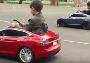 Tesla Model S for Kids news, specs, price & updates: Mini Tesla for kids can run up to 6mph; has functional headlights and a car speaker system