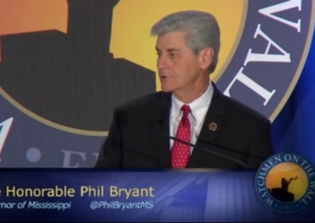 Mississippi governor: Christians would line up for crucifixion before abandoning faith