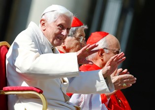 Former Pope Benedict says Vatican 'gay lobby' tried to wield power