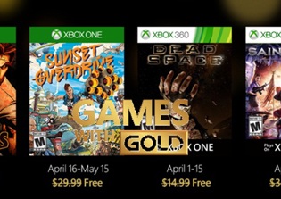 Xbox Live Games with Gold April 2016 free games list details; 4 blockbuster titles available now